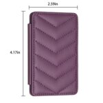 BFK02 Bolso de tarjeta con patrón de onda Pegatina trasera para teléfono móvil - Imagen 2
