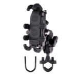 MOTOSLG Cangrejo Soporte de abrazadera para teléfono de motocicleta, U-Type Headbar Mount