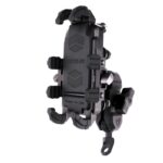 MOTOSLG Cangrejo Soporte de abrazadera para teléfono de motocicleta, L-Type Rear Mirror Mount