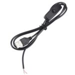 Cable USB de CC de 1 m con interruptor
