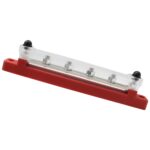 150A 48V RV Yacht Car Barra colectora de terminal de 4 vías de una fila, CP-3121-01