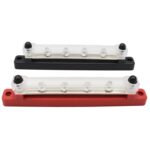 CP-3122 1 par 150A 48V RV Yacht Car Barra colectora de terminal de 4 vías de una fila de alta corriente