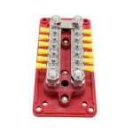 300A 12-48V RV Yacht Modified Double Row 12-way M6 Terminal Busbar con 12pcs Terminales, CP-3159 - Imagen 2