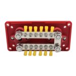 300A 12-48V RV Yacht Modified Double Row 12-way M6 Terminal Busbar con 12pcs Terminales, CP-3159 - Imagen 4