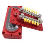 1 par 300A 12-48V RV Yacht modificado doble fila 12 vías M6 Terminal Busbar con terminales de 24 piezas, CP-3160 - Imagen 5