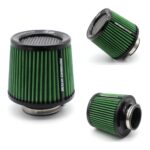 XH-UN077-079 Filtro de admisión de aire del motor de cono frío de alto flujo para automóvil, 63mm
