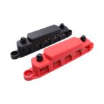 1 par RV Yacht M8 Single Row 5-way Power Distribution Block Busbar con cubierta, CP-4123 - Imagen 2