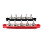1 par RV Yacht M8 Single Row 5-way Power Distribution Block Busbar con cubierta, CP-4123 - Imagen 3