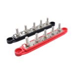 1 par RV Yacht M8 Single Row 5-way Power Distribution Block Busbar con cubierta, CP-4123 - Imagen 4
