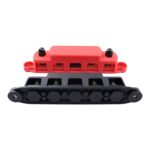 1 par RV Yacht M8 Single Row 4-way Power Distribution Block Busbar con cubierta con fusible 300A, CP-4125 - Imagen 3