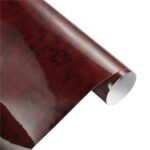 Película de la etiqueta engomada de la etiqueta engomada del abrigo del vinilo del PVC, Glossy Wood Grain D 50cm x 200cm