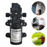Bomba autocebante de 12V y 72W, bomba de agua de diafragma inteligente para lavado de coches de alta presión, Single Thread (Flat Mouth 18mm), Double Thread (Double Flat Mouth 18mm)