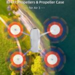 Hélices de liberación rápida de bajo ruido Sunnylife 8747F, For DJI Air 3 1 Pair Silver Tip - Imagen 2