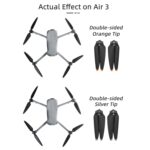 Hélices de liberación rápida de bajo ruido Sunnylife 8747F, For DJI Air 3 1 Pair Silver Tip - Imagen 6