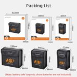 Bolsa de seguridad a prueba de explosiones para batería Sunnylife Bolsa de seguridad Li-Po protectora, For DJI Air 3 For 2pcs Batteries - Imagen 7