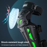 Motolsg MT-05 Equipo de protección para montar en bicicleta en motocicleta, 2 in 1 Elbow Pads - Imagen 5