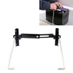 Soporte de batería universal para automóvil Soporte de hierro fijo para batería ajustable, 19cm
