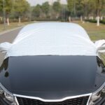 Coche Media cubierta Coche Ropa Protección solar Aislamiento térmico Sun Nisor, Papel de aluminio, Aluminum Foil 3.6x1.6x1.5m, Aluminum Foil 3.9×1.7×1.5m, Aluminum Foil 4.3×1.8×1.5m, Aluminum Foil 4.3x1.7x1.5m, Aluminum Foil 4.3x1.8x1.6m... - Imagen 2