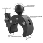 Abrazaderas de cangrejo de doble cabezal para motocicleta, montaje fijo en manillar, 18cm - Imagen 4