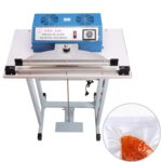 Máquina de sellado tipo pedal Máquina de corte de película termocontraíble Sellador de bolsas de plástico, enchufe de la UE, Model 700