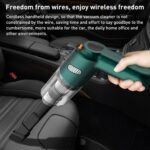KBN-010 10000Pa Potente aspiradora inalámbrica para automóvil Herramienta de limpieza de mano, Deluxe Version - Imagen 3