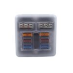 Bloque de fusibles CP-4040 de 6 vías con 12 fusibles y 12 terminales - Imagen 3