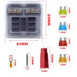 Bloque de fusibles CP-4040 de 6 vías con 12 fusibles y 12 terminales - Imagen 5
