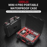 STARTRC Drone Kit Caja de almacenamiento de maleta ABS impermeable, For DJI Mini 4 Pro - Imagen 7