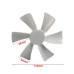 A8702 Aspa de ventilador con orificio en D para ventilación de tragaluz para vehículos recreativos de 6 pulgadas - Imagen 4