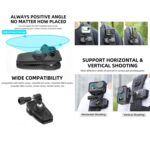Sunnylife-mochila giratoria con rotación de 360 grados, Clip magnético, soporte para cámara de acción con succión, ZJ666 - Imagen 5