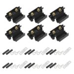 6 en 1 para sistemas de batería dual y kit de caja de fusibles con portafusibles para automóvil, 100A