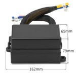 Caja de fusibles de relé de 12 ranuras modificada para coche con cable, 12V 4 Pin - Imagen 3