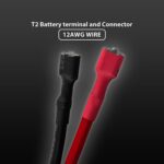 Cable de extensión del conector de batería con conector rojo de 2 pines - Imagen 2