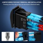 6 unids/set coche marino 5 pines interruptor basculante kit de cables de puente con terminales macho y hembra - Imagen 5