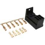 Portafusibles multidireccional para compartimento de motor de coche RV, 3 vías con soporte de relé, 12V 5 Pin - Imagen 6