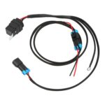Cable de luz de repuesto del arnés de cableado de la luz de marcha atrás del coche de 12V 40A, For Polaris Ranger XP 1000 2018