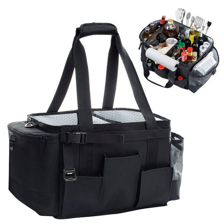 EDA005711401A.jpg Bolsa de almacenamiento plegable y portátil para picnic al aire libre, para acampar en coche - Imagen 1