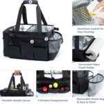 Bolsa de almacenamiento plegable y portátil para picnic al aire libre, para acampar en coche - Imagen 5