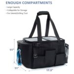 Bolsa grande plegable y portátil para almacenamiento de picnic, para exteriores, para acampar en coche - Imagen 3