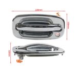 Manija de puerta exterior galvanizada delantera izquierda del coche A8385-01 para Chevrolet/GMC 15034985 FL - Imagen 4