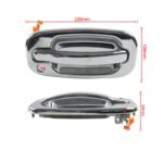Manija de puerta exterior galvanizada delantera derecha del coche A8385-02 para Chevrolet/GMC 15034986 FR - Imagen 4
