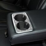 Para Ford Mustang Mach E 2021, marco de portavasos para asiento trasero de coche, pegatina decorativa de diamante - Imagen 5