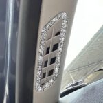 Para Ford Mustang Mach E 2021, pilar de puerta de coche, salida de aire, pegatina decorativa de diamante - Imagen 5