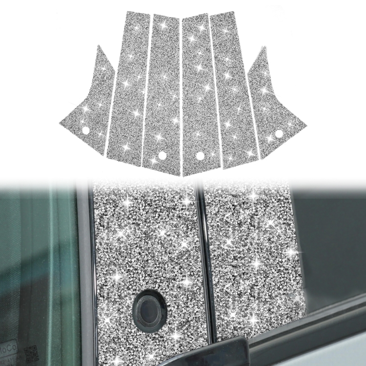 EDA0057679.jpg Pegatina decorativa de diamante para coche Ford Mustang Mach E 2021, pilar B - Imagen 1