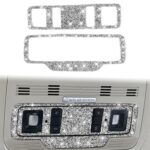 Pegatina decorativa de diamante para botón de luz de lectura de coche, pegatina decorativa de diamante para Ford Mustang Mach E 2021