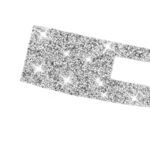 Para Ford Mustang Mach E 2021 4 en 1 Panel de elevación de ventana de coche pegatina decorativa de diamante, conducción izquierda - Imagen 3