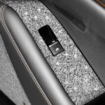 Para Ford Mustang Mach E 2021 4 en 1 Panel de elevación de ventana de coche pegatina decorativa de diamante, conducción izquierda - Imagen 5