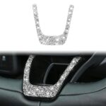 Pegatina decorativa de diamante para volante de coche Ford Mustang Mach E 2021