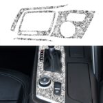 Para Chevrolet Corvette C7 2014-2019, Panel de engranaje de coche, pegatina decorativa de diamante, conducción izquierda