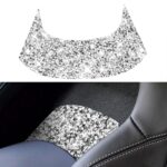Para Chevrolet Corvette C7 2014-2019, parte central trasera del coche, pegatina decorativa de diamante, unidad izquierda